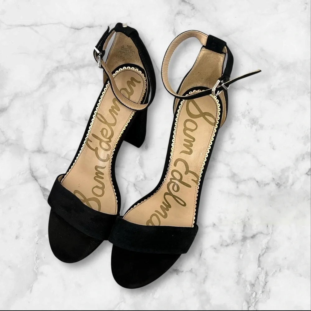 Sam Edelman Womens Black Heels Size 9